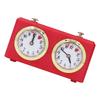 Mechanical International Chess Timer Professional Digital Chess Clock No Battery Required Vintage Portable Chess Game Timer for Chess Match Red
