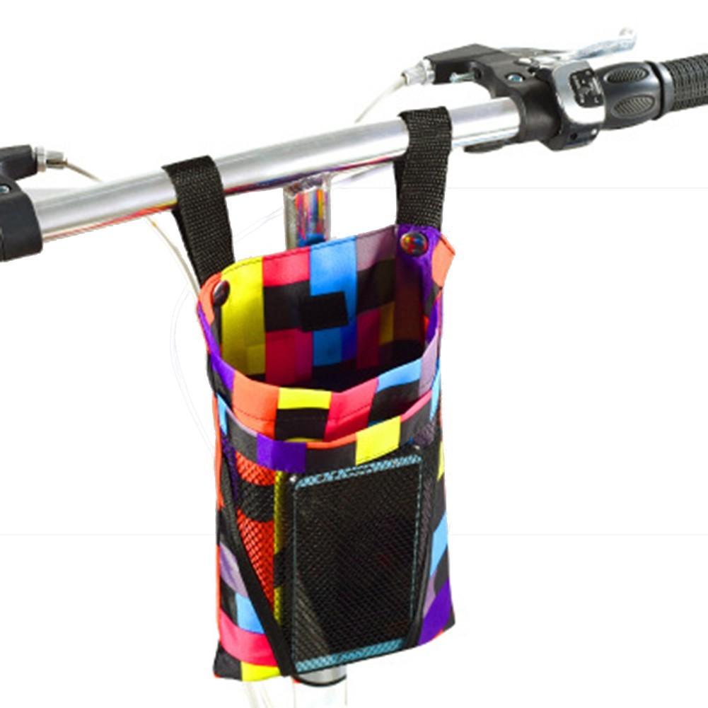 Weather-resistant Bike Basket Storage Bag Canvas Detachable