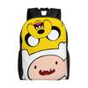 Adventures Time Backpack  Men Polyester Trekking Backpacks Large Streetwear School Bags Rucksack