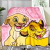 1PC Cartoon Lion king Printed Soft Flannel Blanket Throw for Adult Bedroom Living Room Sofa Camping Travel Fan gifts Christmas Gifts