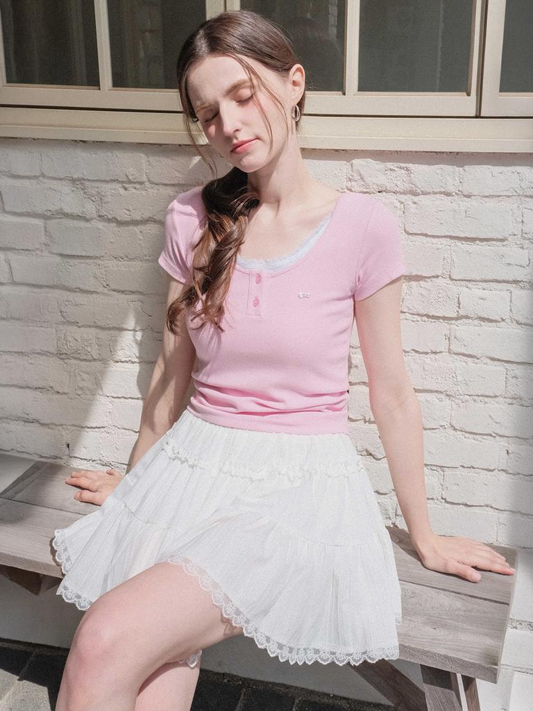 KOOLKITTEN Heavenly Ruffle Mini Skirt 2 Colors