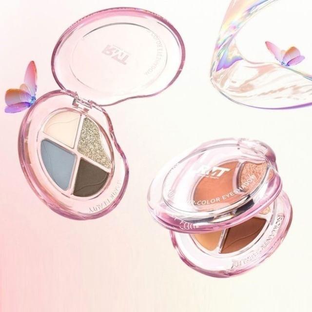 ROMANTIC BEAUTY - 4 Shade Eyeshadow Palette - Dark Brown #03 Dark Brown - 2g