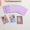10 unidades / conjunto Bolsa de cartões fotográficos DIY Macaron Color Photo Card Film Idol Photo Capa protetora para casa
