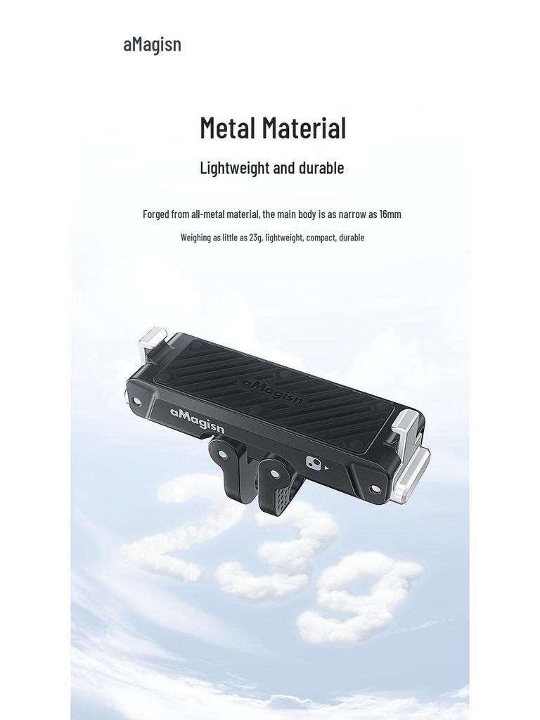 Amayingshi Insta360 GO Ultra Magnetic Quick-Release Metal Base Accessories