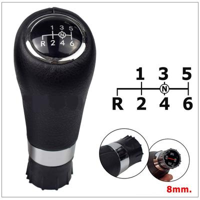 6-Speed Gear Shift Knob 8mm For MERCEDES W169 W245 W203 W211