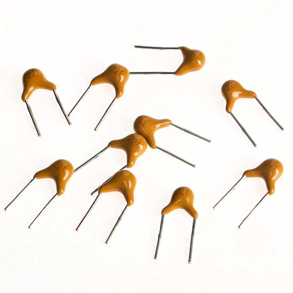 180-700PCS 50V Monolithischer Keramikkondensatorsatz 20PF 22PF 220PF 47NF 1NF 10NF 0,1UF 1UF 102 104 105 103 473334 Kondensatoren