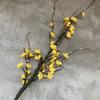 Chimonanthus Praecox Branch Artificial Flower Decoration Living Garden Room