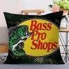 Fishing Brand Bass-Pro-Shops Pillow Cover Sofa Cushion Cover Home Room Decoration Children Gift