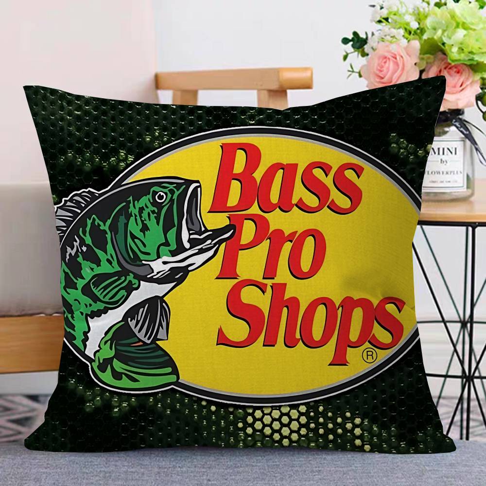 Fishing Brand Bass-Pro-Shops Pillow Cover Sofa Cushion Cover Home Room Decoration Children Gift