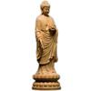 EnergyPower Shakyamuni Buddha Statue, Premium Natural Boxwood Carving, Standing Buddha Statue, Wooden Buddha Statue, Buddhist Art, Boxwood, Buddha Scu