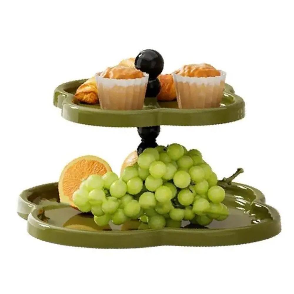 Retro Jewelry Display Rack Flower Shape Cupcake Serving Stand Tiered Serving Trays  Living Room