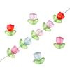 20Set/bag Acrylic Tulip Beads For DIY Necklace Bracelet Earrings Jewelry Making Craft Accessories