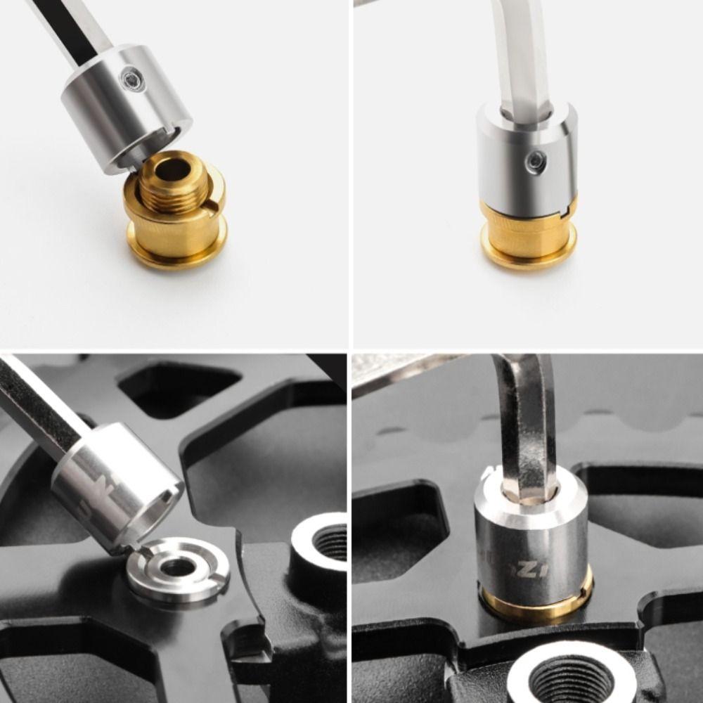 Repair Chainring Screw Wrench MTB Chainwheel Tool Chainring Screw Removal Chainwheel Installation