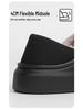 EVA Waterproof Non-slip Cotton Slippers 2025 - Winter Deodorant Plush Heel-Covering Shoes for Men & Women, Thick Sole for Outdoor Use