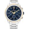 Men's Multifunction Watch Blue Dial Two-Tone Case 1792059