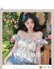 Women's Off-Shoulder Floral Puff Sleeve Summer Top