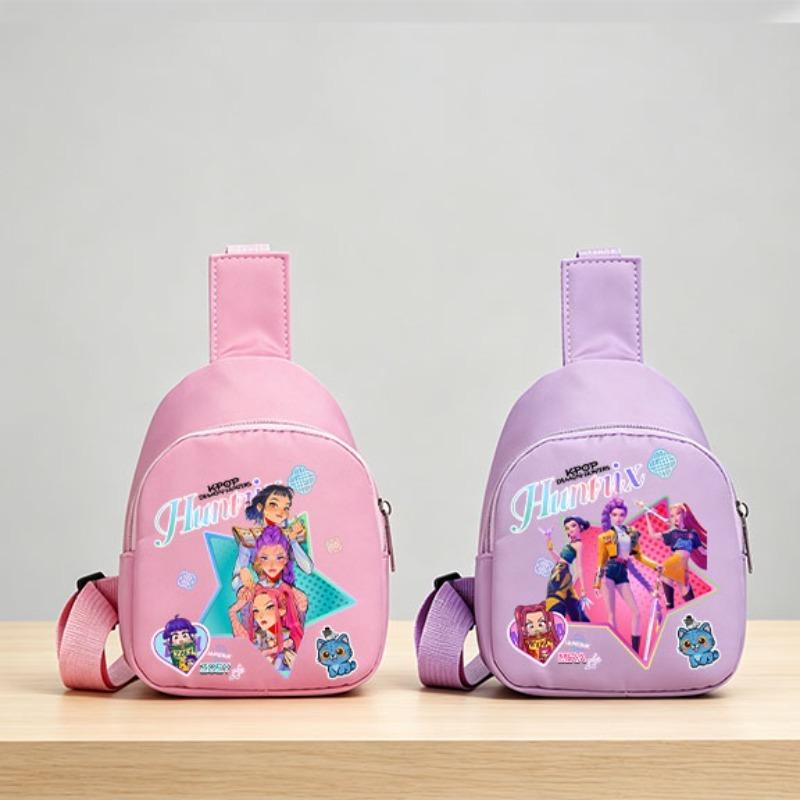 For kpop Shoulder Backpack Chest Bag K-pop Diagonal Cartoon Student Classic Lightweight Girly Gift Storage travel crossbody bag