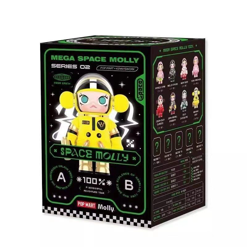 

Bubble Mart Коллекционная серия MEGA MOLLY 100% 2-го поколения Nendoroid Набор слепых коробок Конечная коробка Подарок