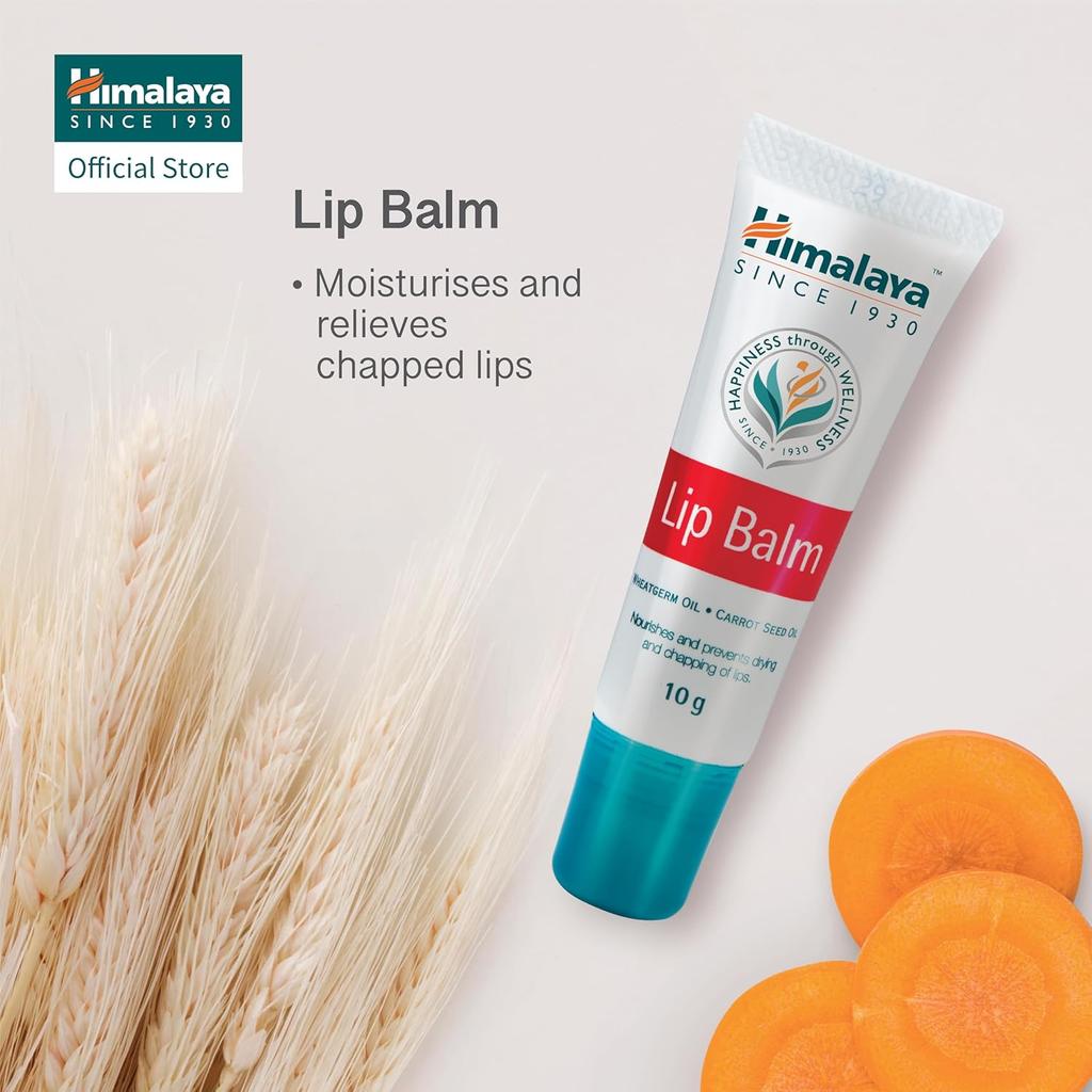 Himalaya Lip Balm 10g Moisturizing Protection For Dry Chapped Lips In Cold Wind Conditions With Nourishing Oils