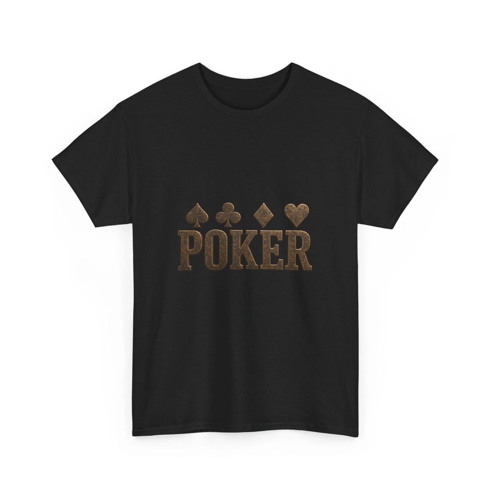 Vintage Poker T-Shirt, Casino Player Graphic, Gambling T-Shirt, Gift 100% Cotton S