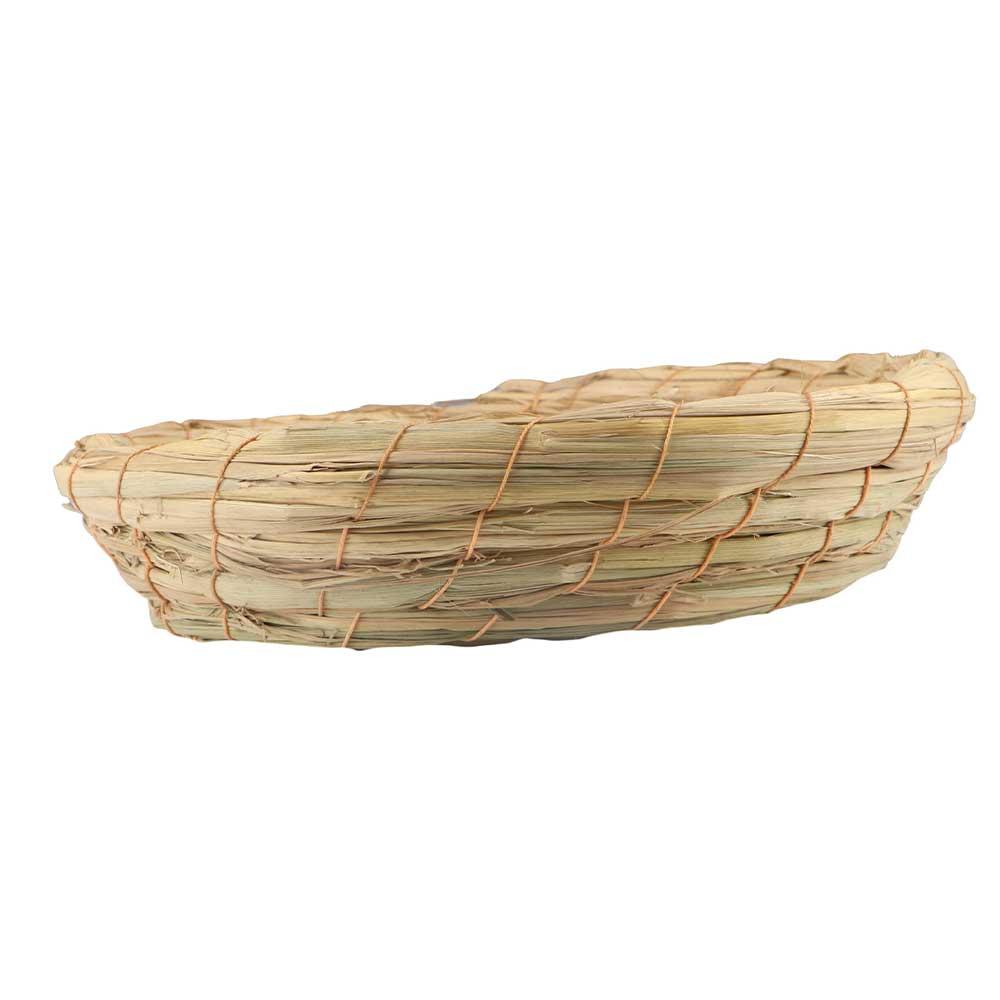 Breeding Bedroom Natural Warm Handmade Straw Birdcage Hatch Hut Dove House Parrot Nest