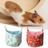 Hamster Hammock Comfortable Cartoon Dinosaur Pattern Squirrel Hamster Sleeping House for Pet Cage