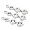 Square Nuts 304 Stainless Steel M3 M4 M5 M6 M8 M10 M12 Four‑Sided Nuts for Industry Fastening