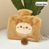 Fumaide Brown Bear Plush Hot Water Bottle Hand Warmer
