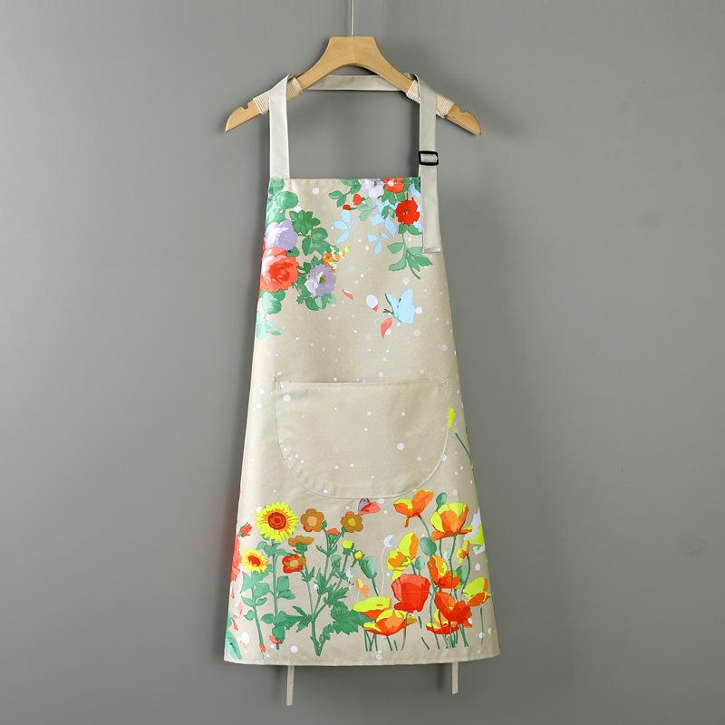 

Жіночий водонепроникний маслостійкий фартух, який не потребує прання та стійкий до забруднень, для кухні, дому чи роботи