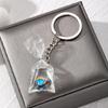 Exquisite Resin Fish Keychain Pendant In Transparent Water Bag for Bags Backpack