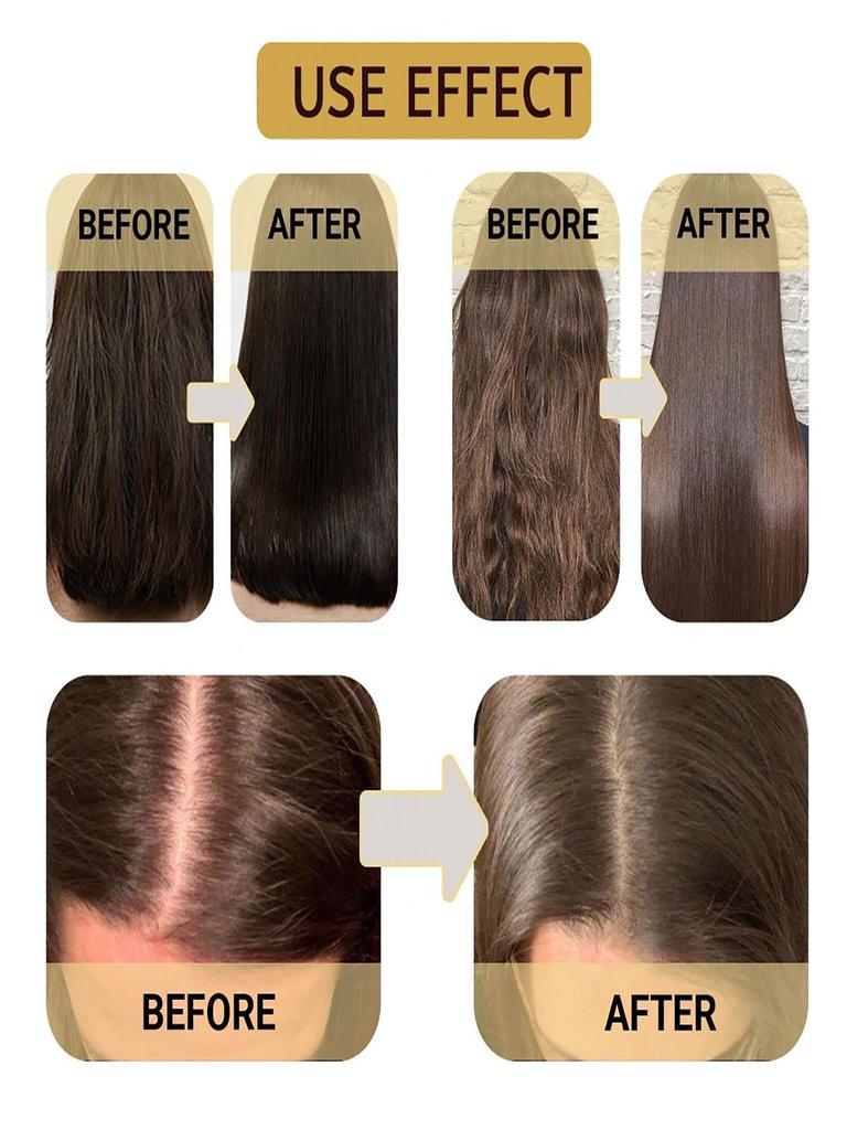 Keratin Hair Care Mask Magically Repairs Damage, Curls Hair Care, Glossy, Smooth, Straightened Professional Hair Care, Deep Moisturizing, And Smooth