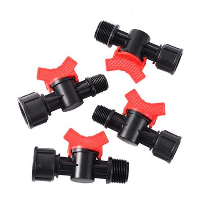 Mini Ball Valve 1/2" 3/4" Threaded Garden Water Connectors Drip Irrigation Valve Hose Switch Water Hose Adapter Join Hi-Quality