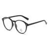 Anti-blue glasses frame men's and women's retro myopia glasses student fashion glasses hair flat glasses