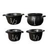Mini Witch Cauldron Set Halloween Candy Bowl Candy Holder Plastic Measuring Cup Retro Pharmacist Atmosphere Trick or Treat Supplies