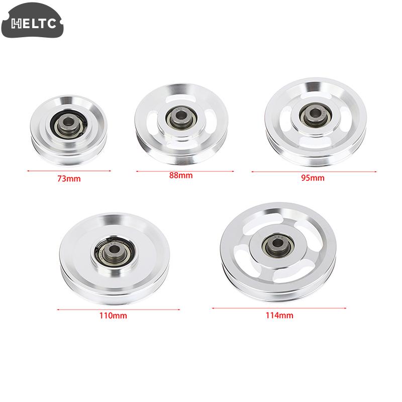 1PC 73/88/95/110/114MM Pulley Wheel Aluminium Alloy Bearing Pulley Wheel Replacement Universal Gym Accessor Bearing Pulley Wheel