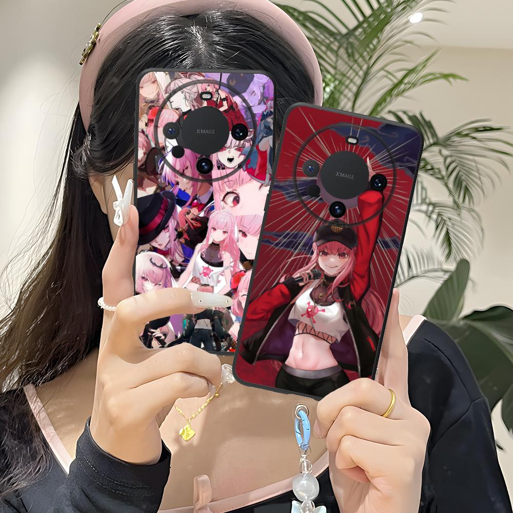 Holo Mori Calliope Matte TPU Mobile Phone Case for Huawei Mate 60 50 40 30 20 10 Pro Plus Lite E 5G Colorful Printing Cover