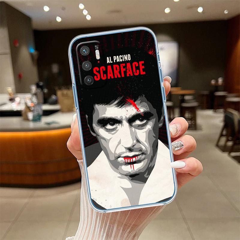 

RE51 S-Scarfaces Transparent Phone Case for Motorola Moto Edge 20 30 40 50 S30 Fusion Ultra Pro Neo Lite + G200 G23 Motorola Edge S30