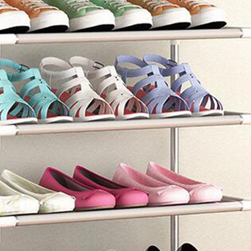 Wielowarstwowy regał na buty Plastikowy Możliwość układania w stos Oddychający Duża wytrzymałość na ściskanie Regał do przechowywania butów