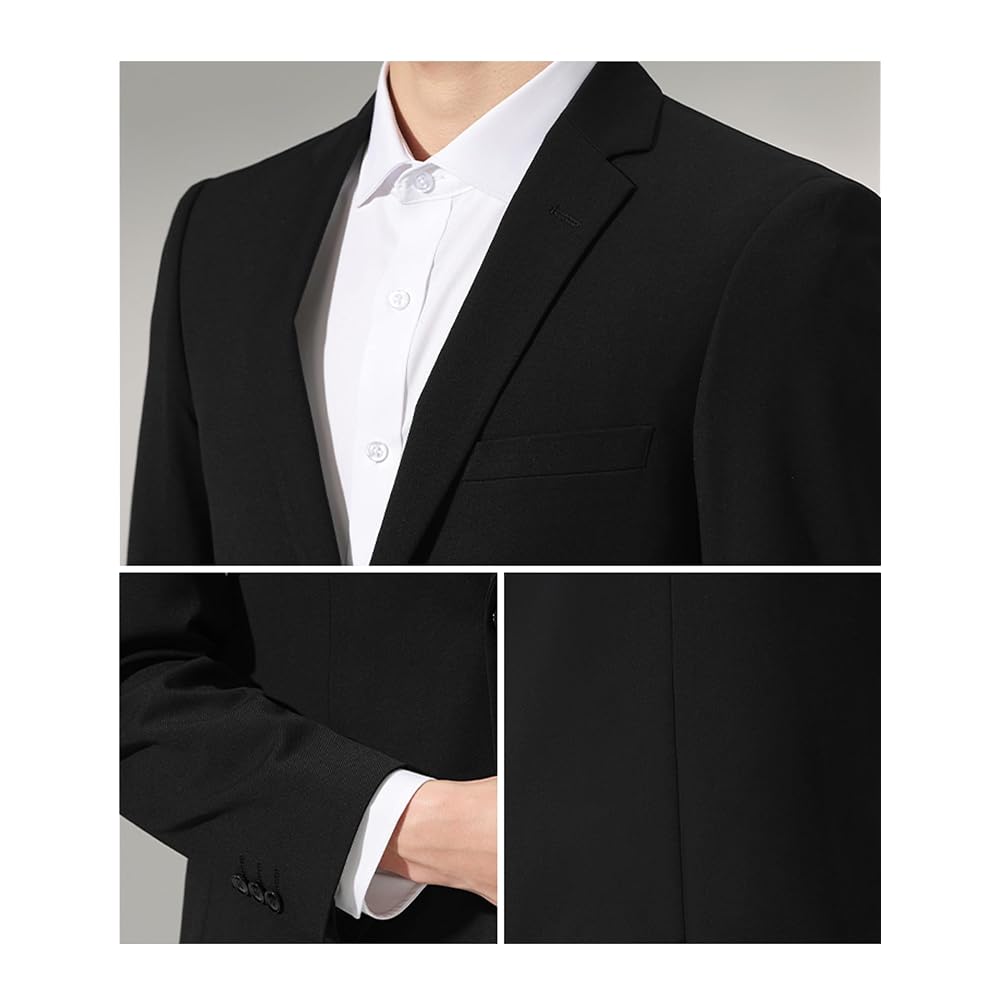 Kira Suit Men's 2-Piece Suit Set: Jacket and Trousers, Plain, 2-Button, Formal Wear, Wedding, Job
