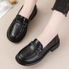 Spring and Autumn New Soft-soled Work Shoes Flat-soled Medium and Old Comfortable Single Shoes Non-slip Fashionable Women