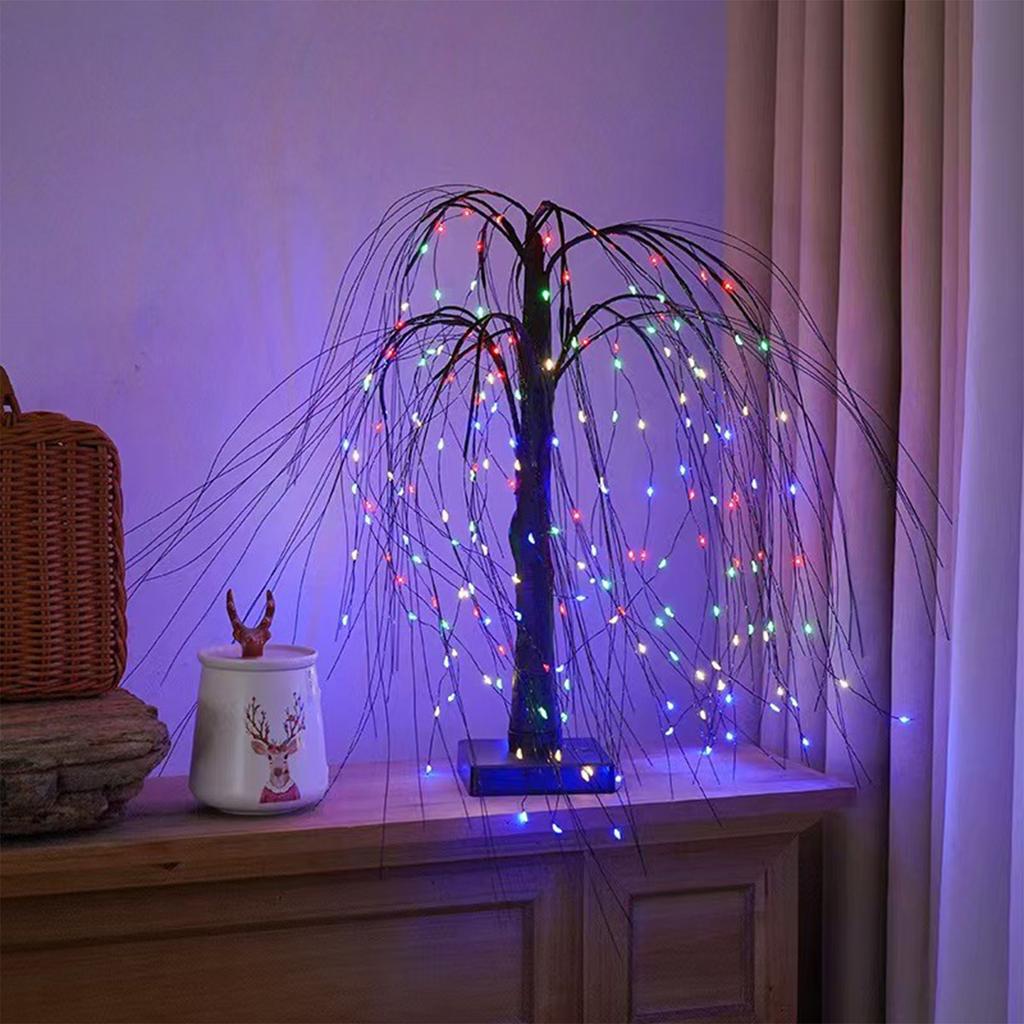 LED Simulation Tree Lights Halloween Creative Room  Festival Decoration Tree Lights