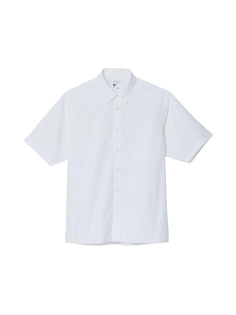 [NEUTRALWORKS.] SHORT SLEEVE SMART BROAD SHIRTS White L