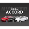 1/24 HONDA Accord Alloy Car Model Diecasts & Toy Vehicles Metal Car Model Simulation Collection Sound and Light Childrens Gifts