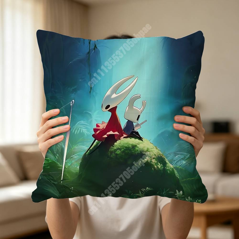 The HHollow KKnight Game Pillow Cover Cushion Case Sofa Couch Modern Apartment Decor Family Furnishing