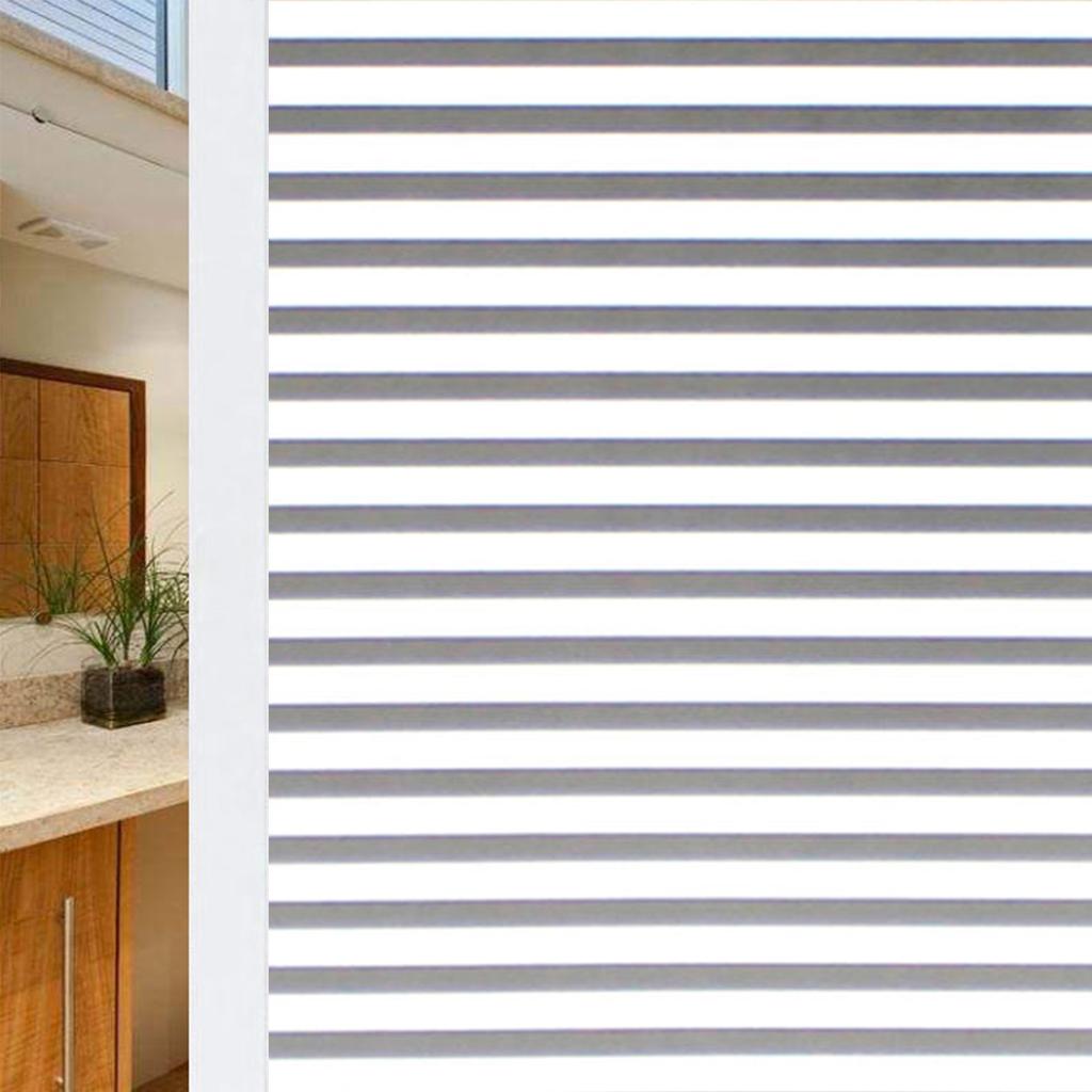 Window Privacy Film Glass WindowFilm Removable Vinyl Door Window CoveringsUV Blocking Sticker for Home Deco
