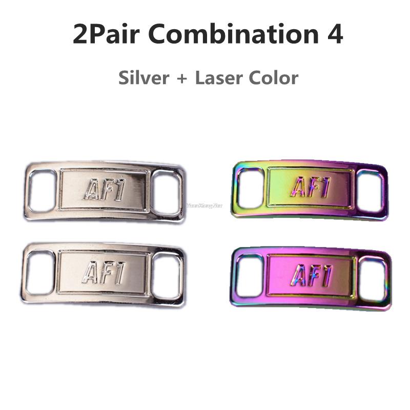 Kombination AF1 Diamant Schuhanhänger Mode Schnürsenkel Schnalle Qualität Metall Schnürsenkel Dekorationen Chapa Air Force 1 Schuhe Zubehör