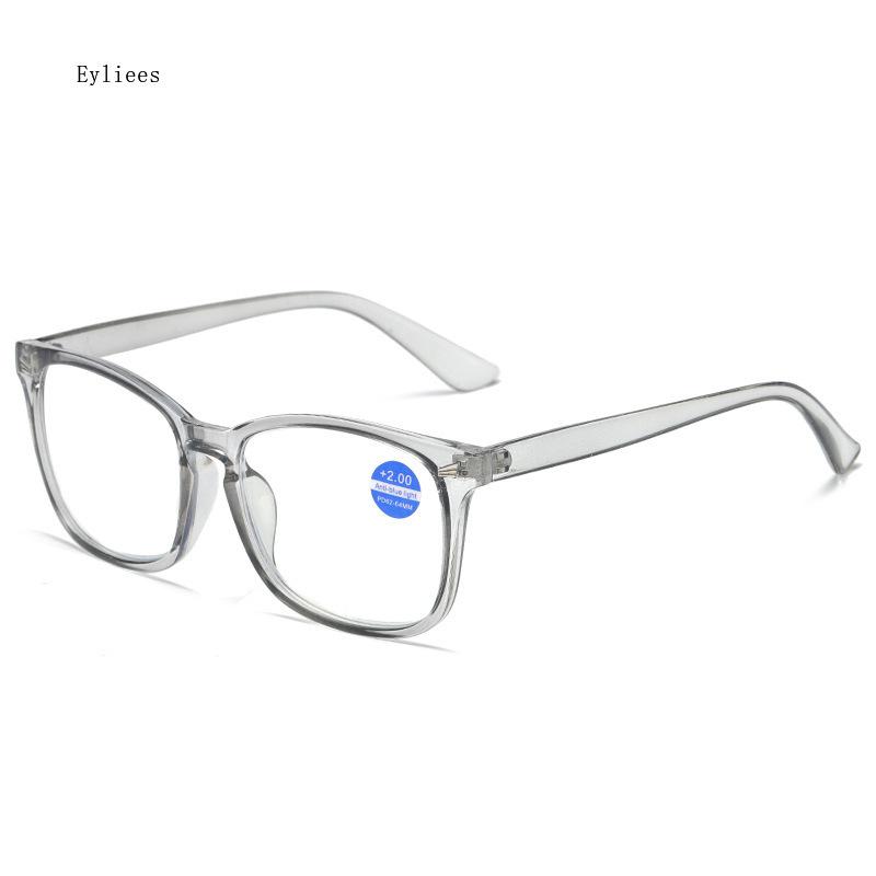Fashion Square Full Frame Reading Glasses Lady Daily Commuter Hyperopia Eyeglasses Protect Eyes Anti Blue Light Men Eyewear