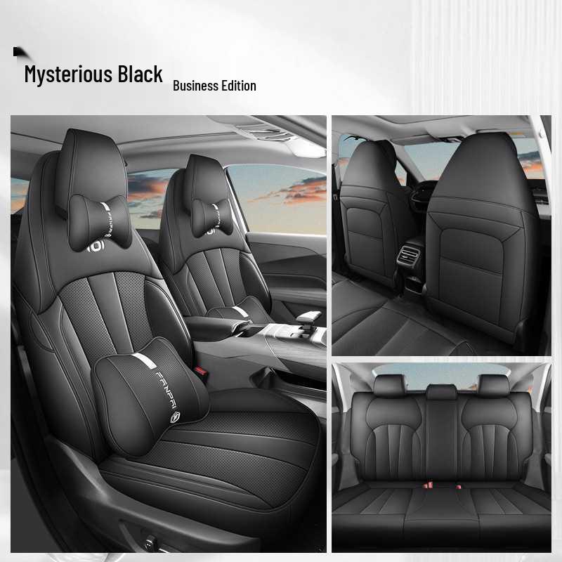 Qiyuan A05 Five-Seater Leather Car Seat Cushion - All-Season Universal Cover