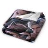 COOL V-Valko L-Love and Deepspace Soft Blankets  Travel Office Plush Throw Blanket Couch Chair Flannel Bedspread Sofa Bed Cover