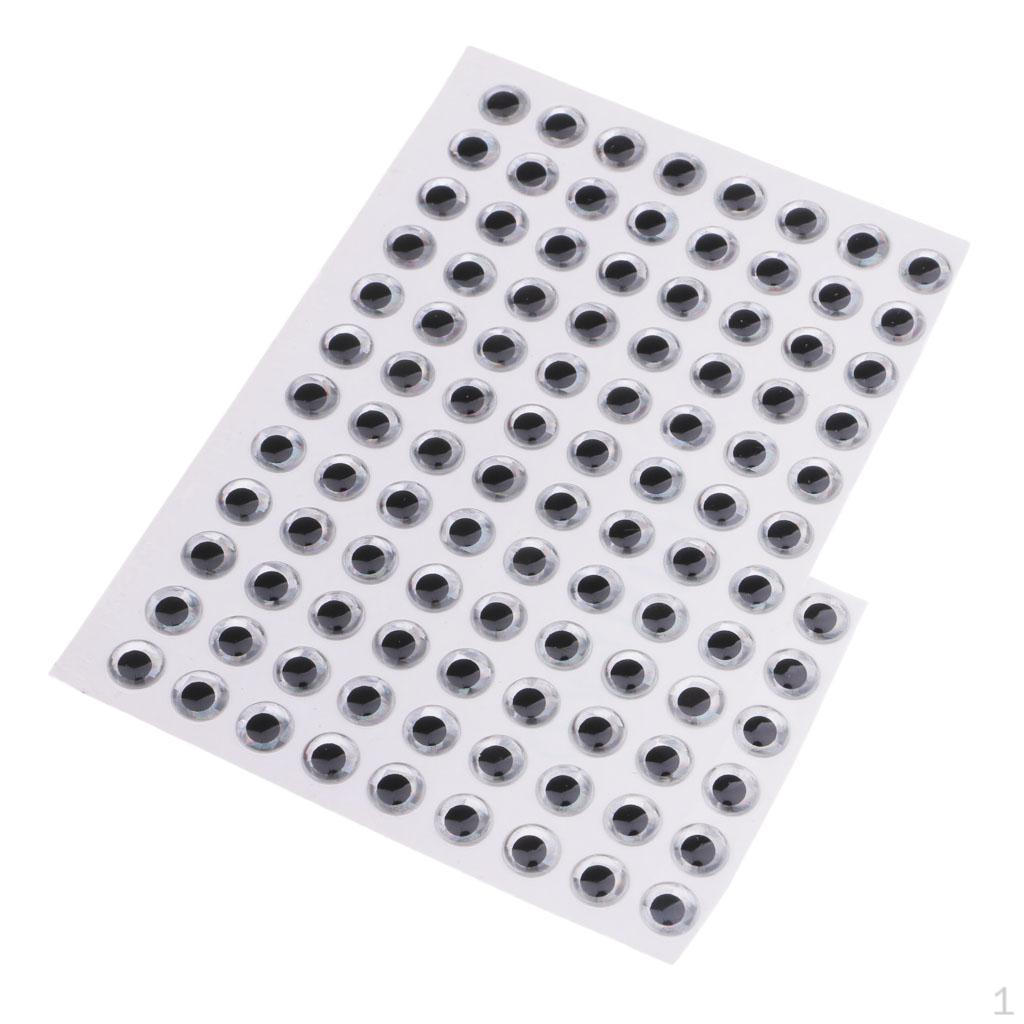100pcs Fishing Lure Eyes 3D Fish Artificial Baits